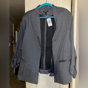 Torrid Grey Stretch Blazer